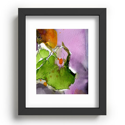 Ginette Fine Art A Solitary Leave Recessed Framing Rectangle