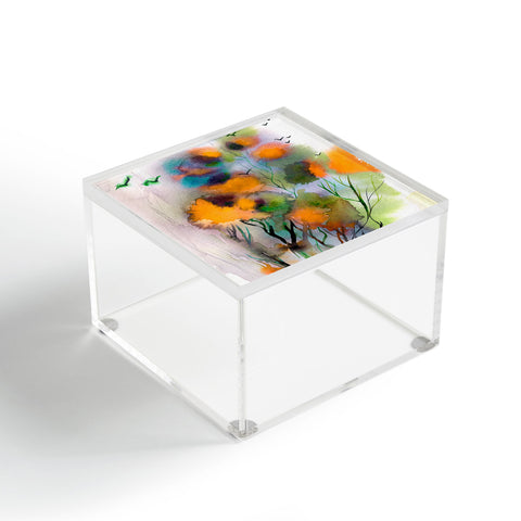 Ginette Fine Art Abstract Autumn Impression Acrylic Box