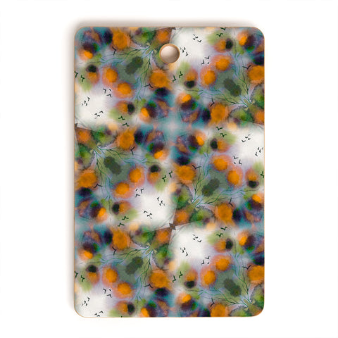 Ginette Fine Art Abstract Autumn Impression Cutting Board Rectangle