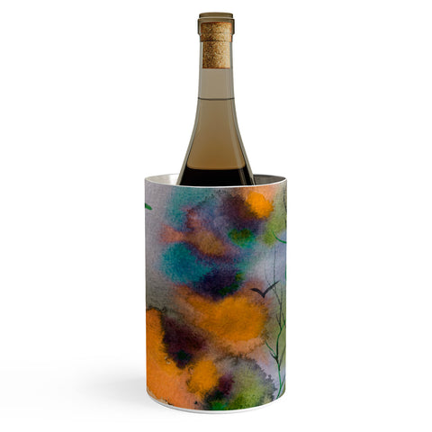 Ginette Fine Art Abstract Autumn Impression Wine Chiller