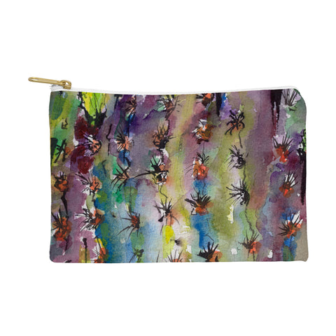 Ginette Fine Art Abstract Cactus Pouch
