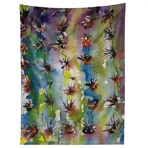 Ginette Fine Art Abstract Cactus Tapestry