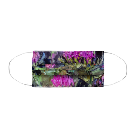 Ginette Fine Art Abstract Thistles Face Mask
