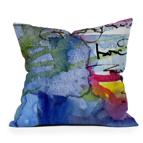 Ginette Fine Art Algea And Ocean Throw Pillow