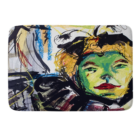 Ginette Fine Art At The Moulin Rouge Abstract Memory Foam Bath Mat