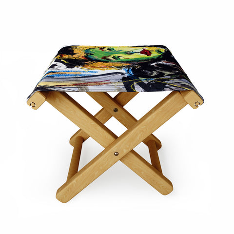 Ginette Fine Art At The Moulin Rouge Abstract Folding Stool