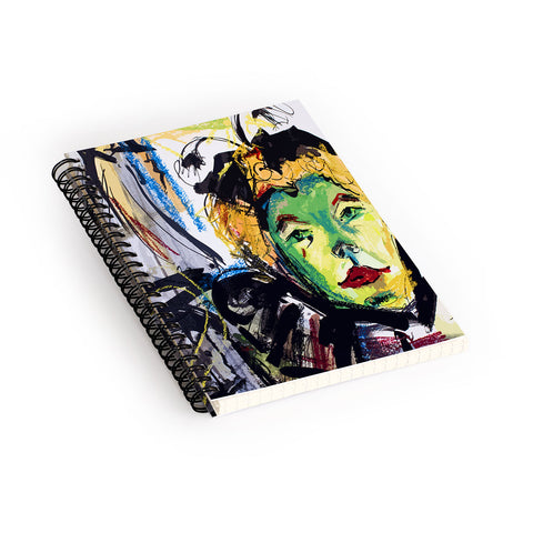 Ginette Fine Art At The Moulin Rouge Abstract Spiral Notebook