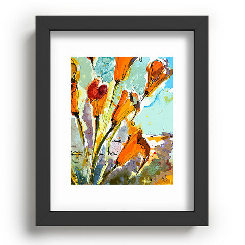Ginette Fine Art Autumn Lilies Recessed Framing Rectangle