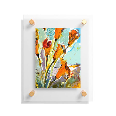 Ginette Fine Art Autumn Lilies Floating Acrylic Print