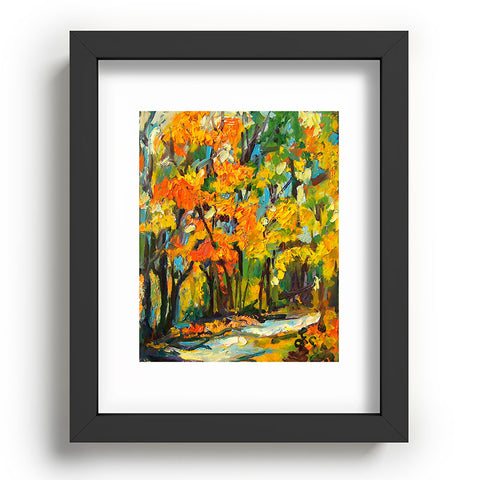 Ginette Fine Art Autumn Woods Recessed Framing Rectangle