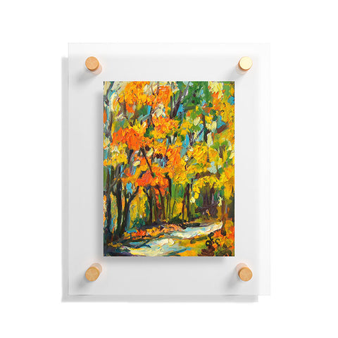 Ginette Fine Art Autumn Woods Floating Acrylic Print