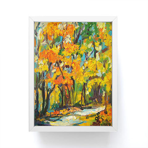 Ginette Fine Art Autumn Woods Framed Mini Art Print