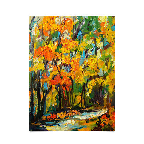 Ginette Fine Art Autumn Woods Poster