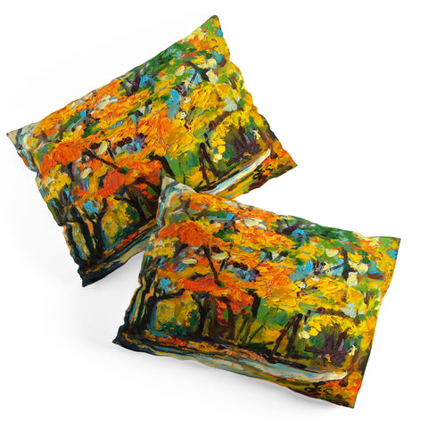 Ginette Fine Art Autumn Woods Pillow Shams