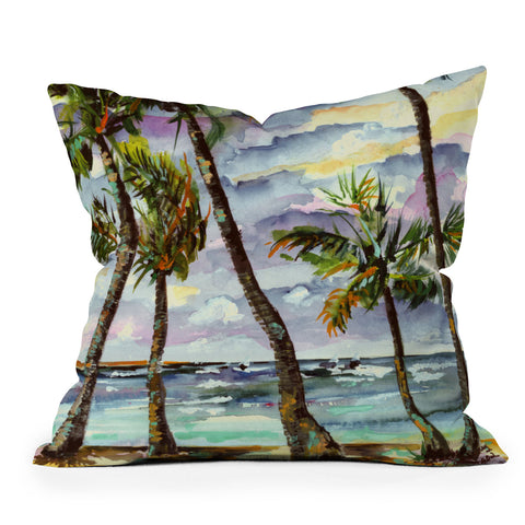 Ginette Fine Art Bahamas Breeze Throw Pillow