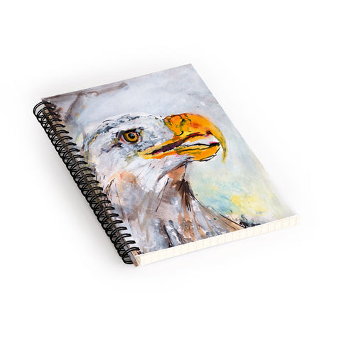 Ginette Fine Art Bald Eagle Spiral Notebook
