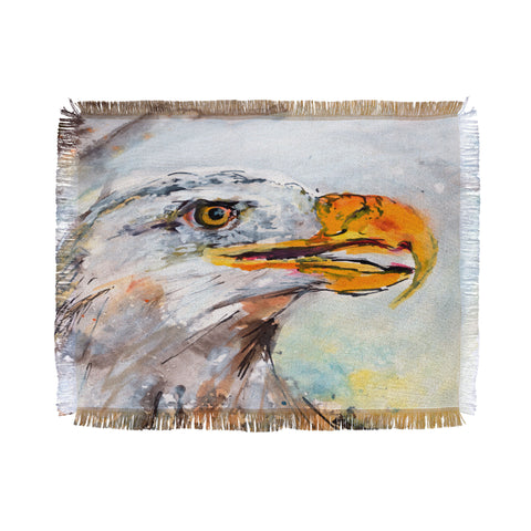 Ginette Fine Art Bald Eagle Throw Blanket