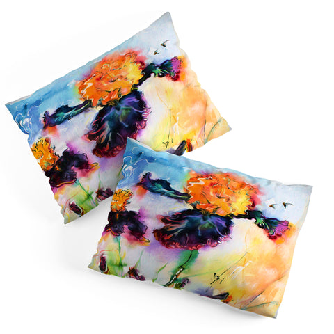 Ginette Fine Art Bearded Iris Vigilante Pillow Shams