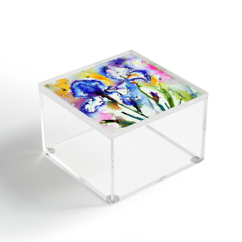 Ginette Fine Art Bearded Irises Acrylic Box