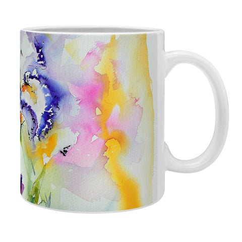 Ginette Fine Art Bearded Irises Coffee Mug