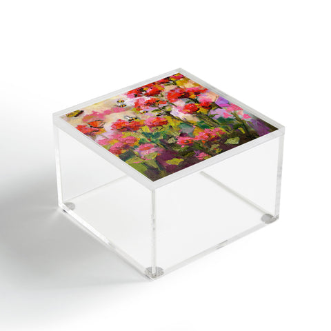Ginette Fine Art Bee Balm And Bees Acrylic Box