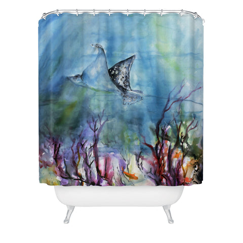 Ginette Fine Art Birds of the Ocean Shower Curtain