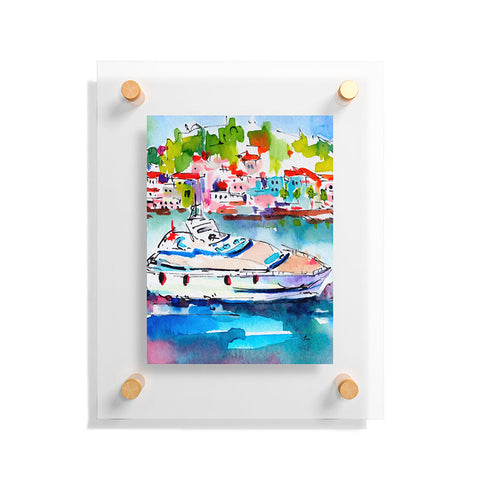 Ginette Fine Art Boating In Italy Floating Acrylic Print