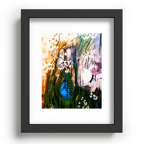 Ginette Fine Art Butterflies In Chamomile 3 Recessed Framing Rectangle