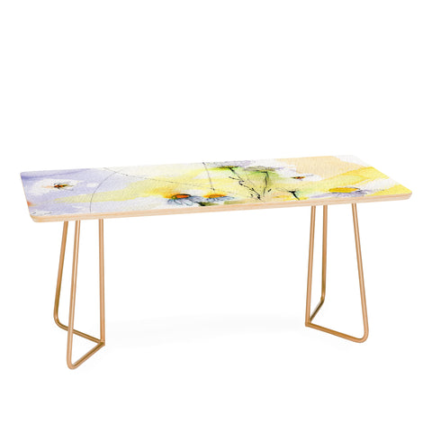 Ginette Fine Art Chamomile Song Coffee Table