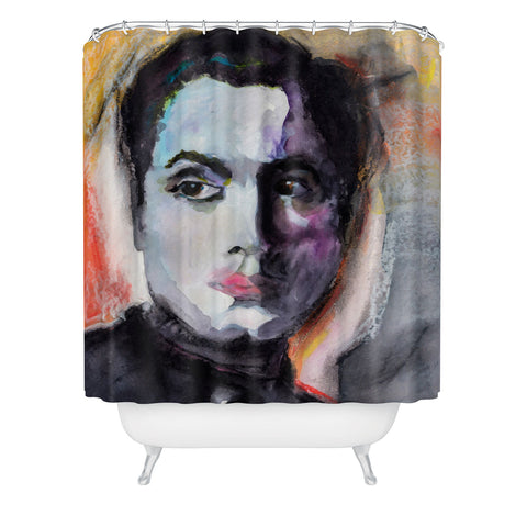 Ginette Fine Art Charles Boyer The Way I See Him 1 Shower Curtain