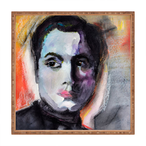 Ginette Fine Art Charles Boyer The Way I See Him 1 Square Tray