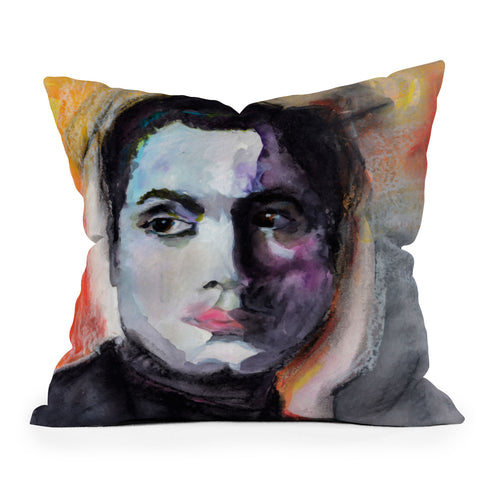 Ginette Fine Art Charles Boyer The Way I See Him 1 Throw Pillow