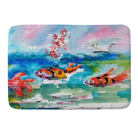 Ginette Fine Art Clownfish Memory Foam Bath Mat