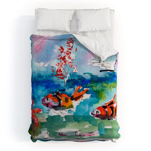 Ginette Fine Art Clownfish Comforter