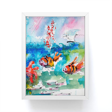 Ginette Fine Art Clownfish Framed Mini Art Print