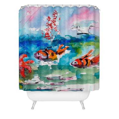Ginette Fine Art Clownfish Shower Curtain
