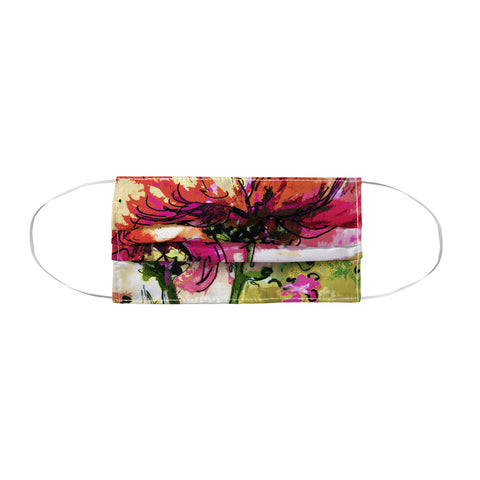Ginette Fine Art Crazy Wildflowers Face Mask