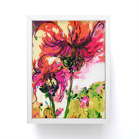 Ginette Fine Art Crazy Wildflowers Framed Mini Art Print