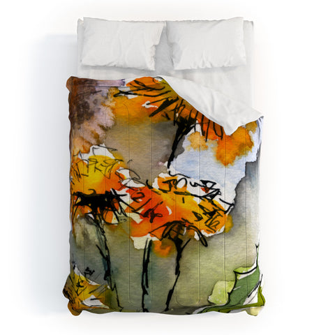 Ginette Fine Art Dandelions Comforter