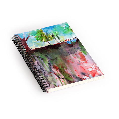 Ginette Fine Art Earth Spiral Notebook