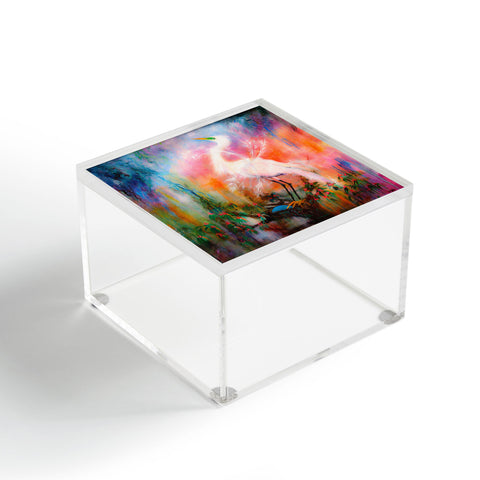 Ginette Fine Art Egret Dreams Acrylic Box