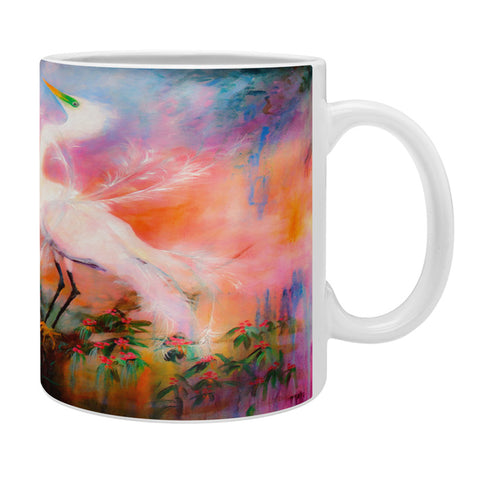 Ginette Fine Art Egret Dreams Coffee Mug