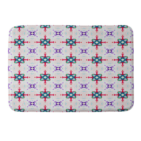 Ginette Fine Art French Country Cottage Pattern Memory Foam Bath Mat