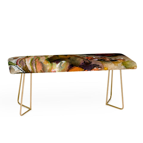 Ginette Fine Art French Yellow Onions Bench