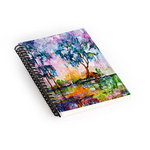 Ginette Fine Art Garden Of Good And Evil Savannah GA Spiral Notebook