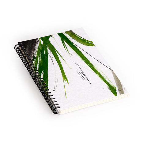 Ginette Fine Art Green Souls 2 Spiral Notebook