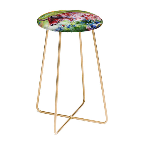 Ginette Fine Art Hill Country Texas Counter Stool