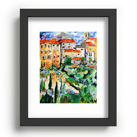 Ginette Fine Art Hillside Provence 1 Recessed Framing Rectangle