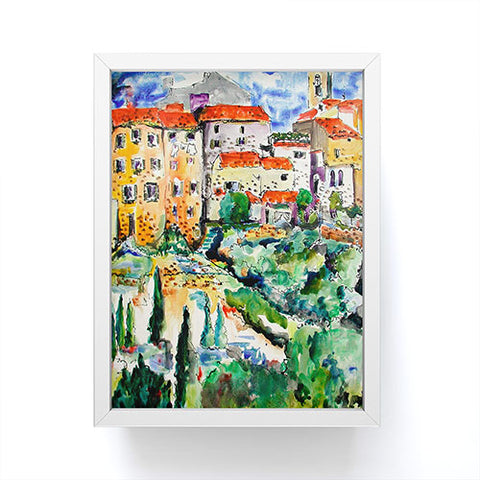 Ginette Fine Art Hillside Provence 1 Framed Mini Art Print