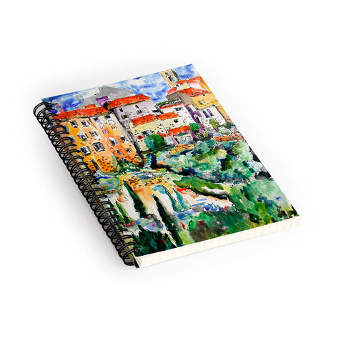 Ginette Fine Art Hillside Provence 1 Spiral Notebook